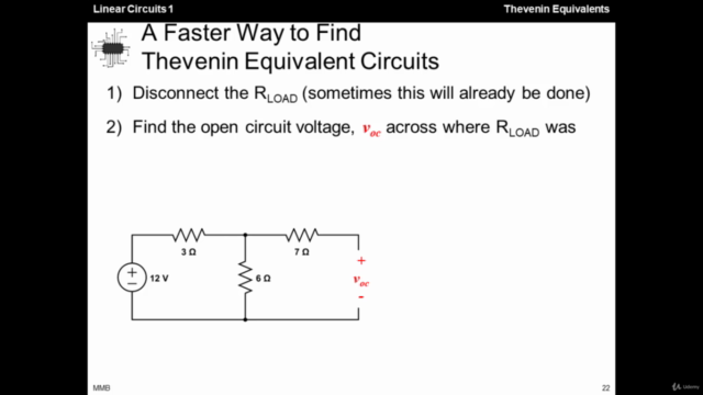 Linear Circuits 1 - 19 - Thevenin Equivalents, Part 1 – Screenshot 1