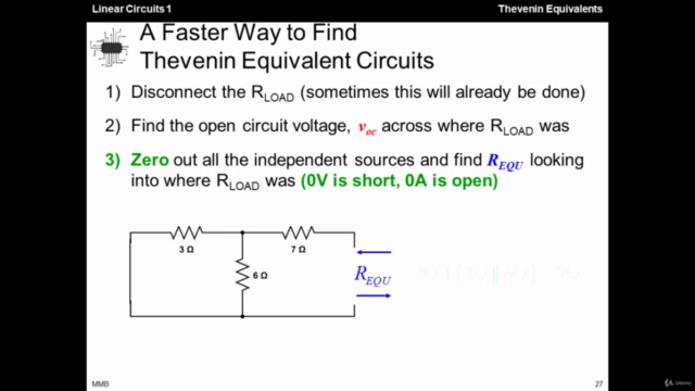 Linear Circuits 1 - 19 - Thevenin Equivalents, Part 1 – Screenshot 3