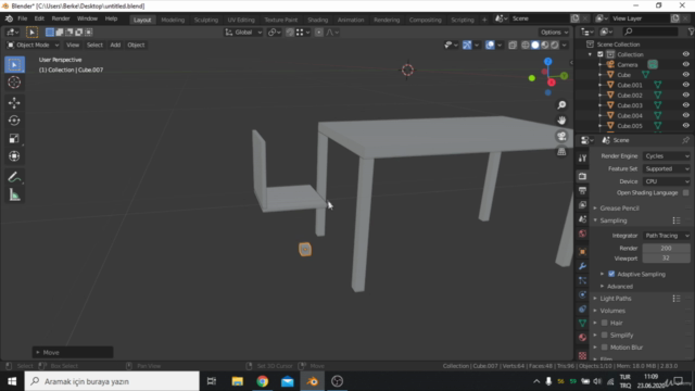 Blender 2.93 ile Sıfırdan Modelleme Öğrenin – Screenshot 1