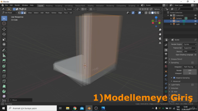 Blender 2.93 ile Sıfırdan Modelleme Öğrenin – Screenshot 2