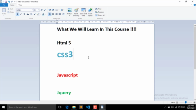 Html5,Css3,Javascript,Jquery,Bootstrap & Github In Hindi – Screenshot 1