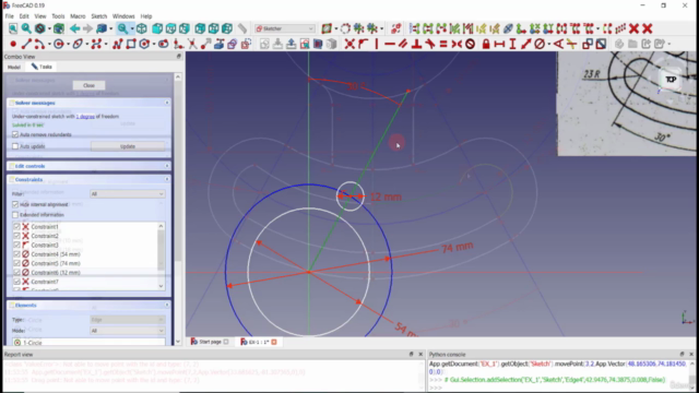 FreeCAD for Mechanical Engineers : Technical 2D Drawing - Screenshot_04