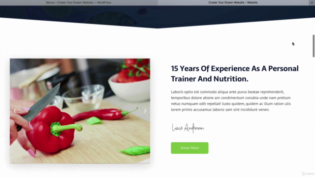 How To Make A Beautiful Portfolio Website 2020 – Screenshot 2