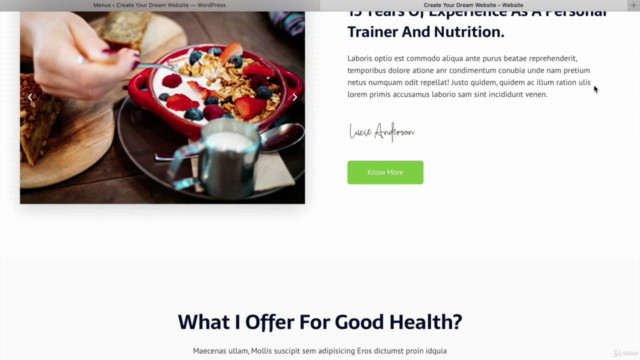 How To Make A Beautiful Portfolio Website 2020 – Screenshot 3
