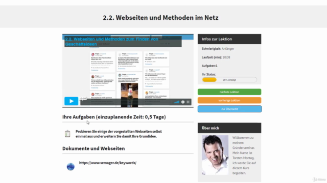 Existenzgründerseminar online buchen: 8 Gründe dafür – Screenshot 4