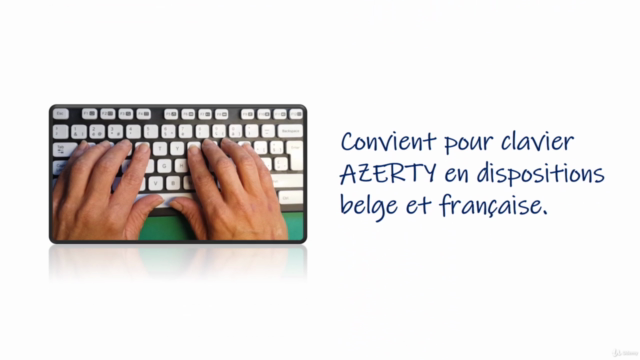 Dactylographie - Frappe à l'aveugle sur un clavier AZERTY – Screenshot 2