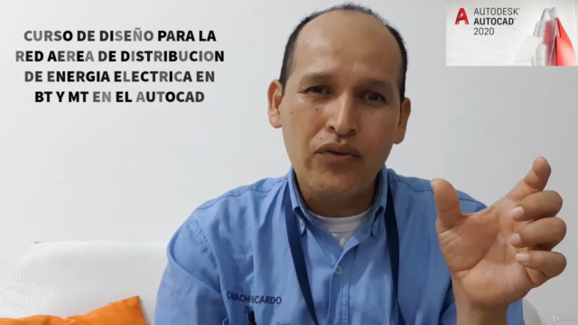 Diseño de la Red Aérea de Distribución Eléctrica en AutoCAD. – Screenshot 1