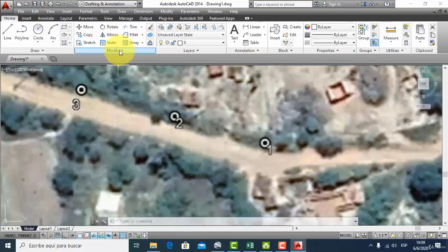 Diseño de la Red Aérea de Distribución Eléctrica en AutoCAD. – Screenshot 3