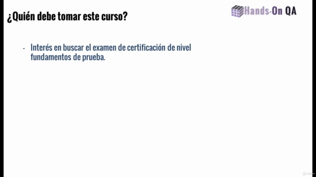 Curso de fundamentos de prueba – Screenshot 2