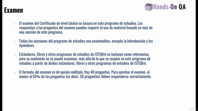 Curso de fundamentos de prueba – Screenshot 3