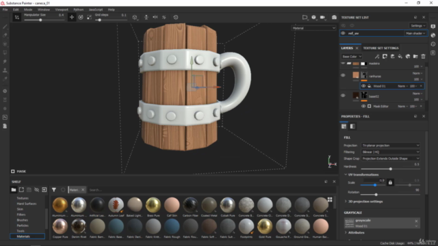 Blender e Substance Painter – Criando Assets para Games – Screenshot 3