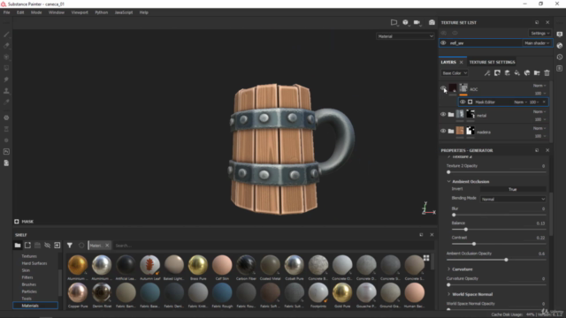 Blender e Substance Painter – Criando Assets para Games – Screenshot 4