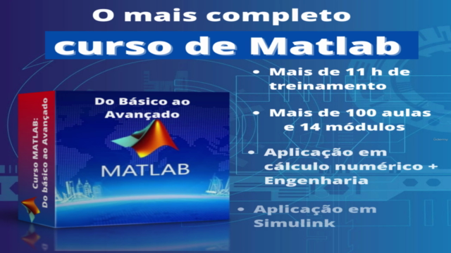 Curso MATLAB: Do básico ao avançado – Screenshot 1
