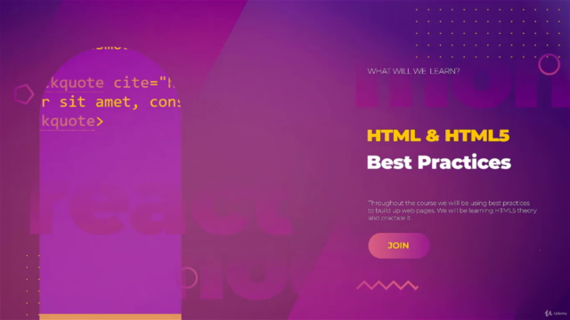 Mastering HTML5: Beginner to Expert [2022] – Screenshot 4