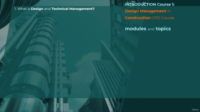 Introduction to Design Management in Construction - Level 1 - Screenshot_01