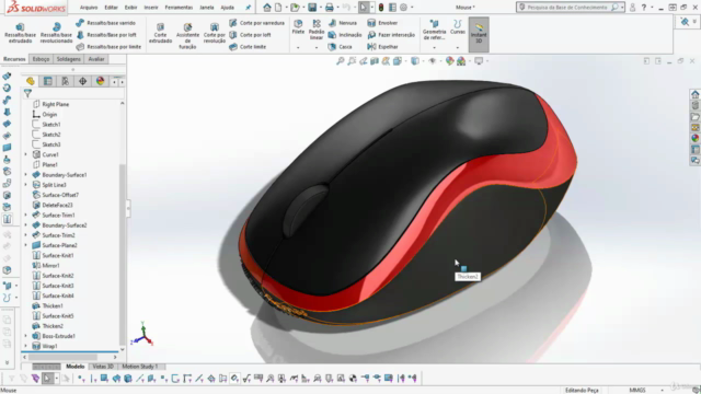 Curso de Solidworks - Módulo Superfícies – Screenshot 1