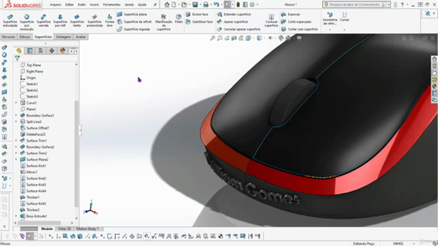 Curso de Solidworks - Módulo Superfícies – Screenshot 4