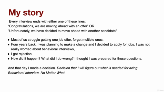 Behavioral Interview for tech companies like Amazon & Google – Screenshot 1