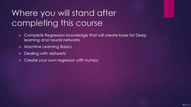 Deep Learning Foundation : Linear Regression and Statistics – Screenshot 4