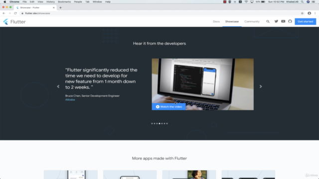 Flutter & Dart - Beginners Guide In Arabic – Screenshot 4