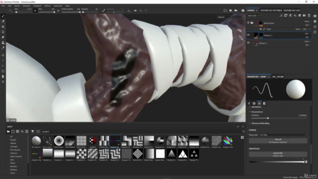 Blender 2.8 and Substance painter - 3D modeling game assets – Screenshot 3