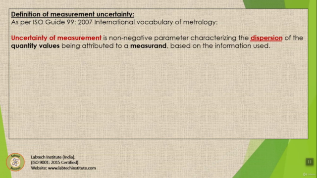 Measurement Uncertainty in CALIBRATION - ISO/IEC 17025 – Screenshot 3