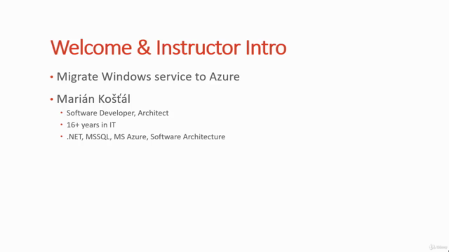 Migrate Windows service to Azure – Screenshot 1