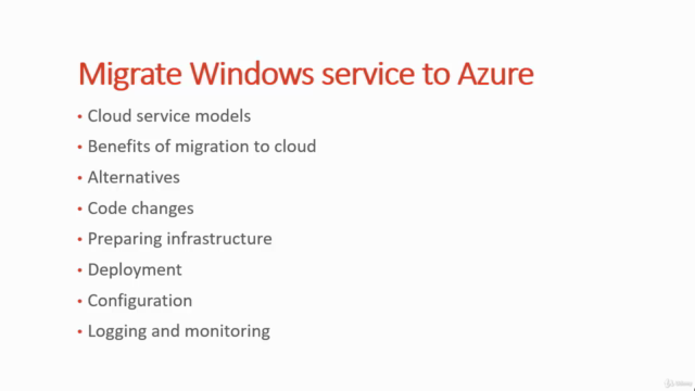 Migrate Windows service to Azure – Screenshot 4
