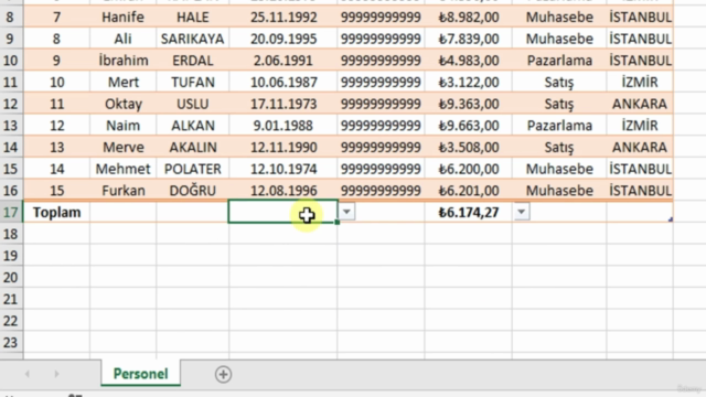 Microsoft Excel - Başlangıç Seviyesi Dersleri – Screenshot 3