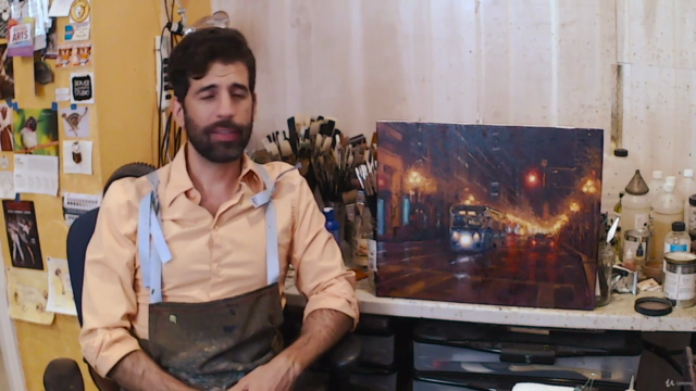 Impressionism - Paint this Night Cityscape in Oil or Acrylic – Screenshot 1