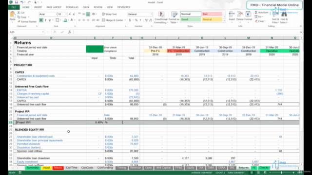Project Finance Modeling for Renewable Energy - Screenshot_04
