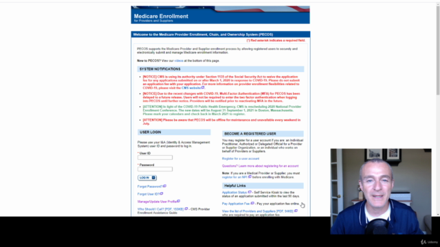 Medicare Provider Enrollment - Occupational Therapist PECOS – Screenshot 1