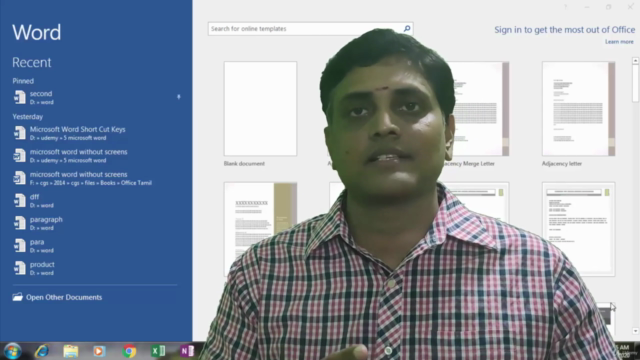 தமிழ் வழியில் மைக்ரோசாப்ட் வேர்ட் கற்றுகொள்ளுங்கள் – Screenshot 1