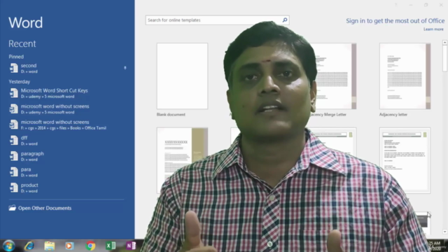 தமிழ் வழியில் மைக்ரோசாப்ட் வேர்ட் கற்றுகொள்ளுங்கள் – Screenshot 2