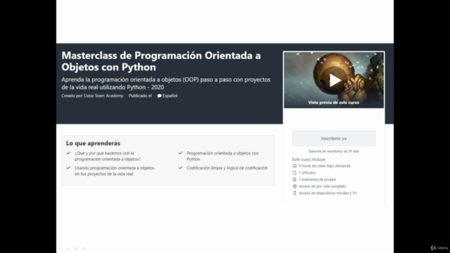 Masterclass de Programación Orientada a Objetos con Python – Screenshot 4