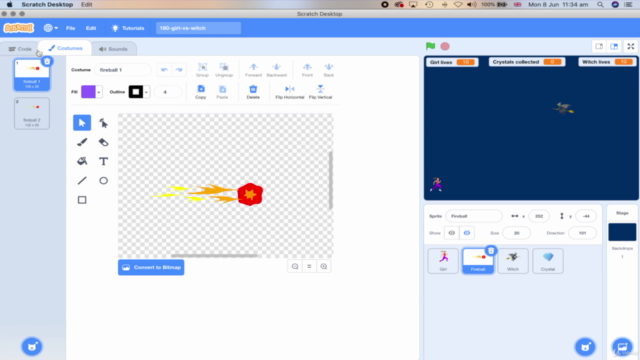 Scratch games coding for kids - Deeper into Scratch – Screenshot 2
