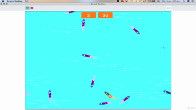 Scratch games coding for kids - Advanced Scratch 1 – Screenshot 2