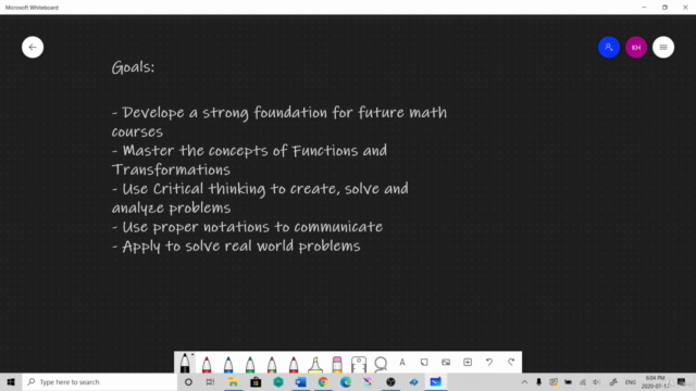 Best Math Course on Functions and Transformations – Screenshot 3
