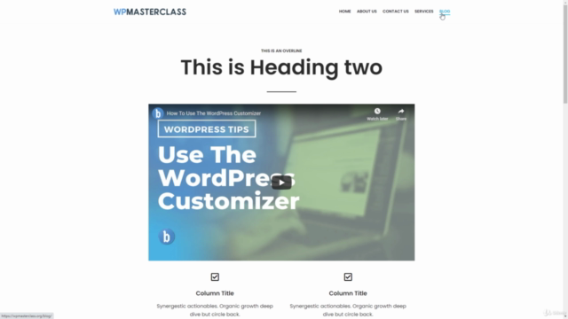 WordPress Masterclass: Build a WordPress Website - Screenshot_03