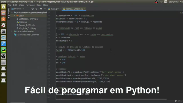Robótica no Simulador Webots com Python e OpenCV – Screenshot 2