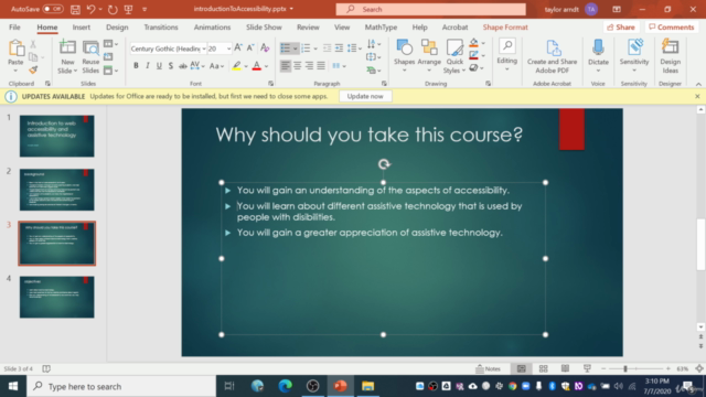 free web accessibility introduction – Screenshot 3