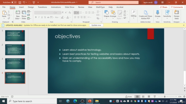 free web accessibility introduction – Screenshot 4