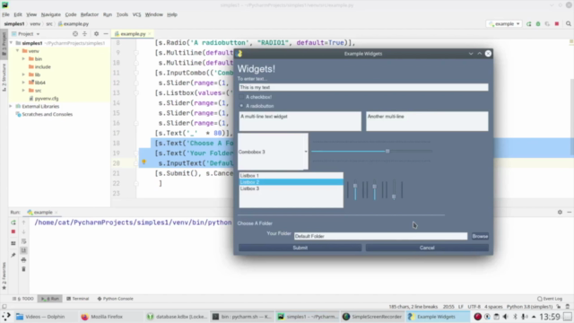 Create a GUI with Python – Screenshot 1