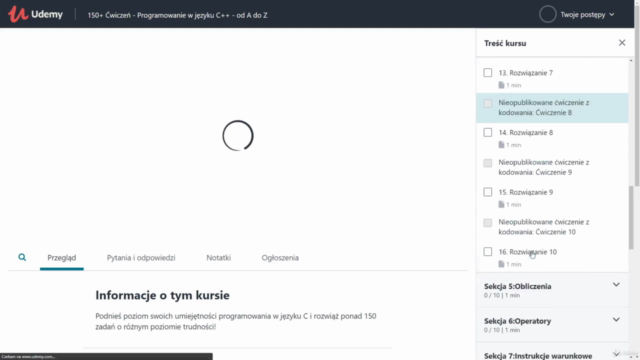 150+ Ćwiczeń - Programowanie w języku C++ - od A do Z – Screenshot 4