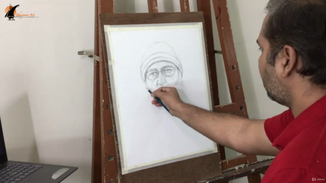 Realistic portrait pencil drawing Pencil Sketch – Screenshot 3