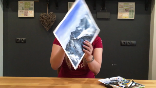 Paint snowy mountains with watercolour: easy, full guidance – Screenshot 1