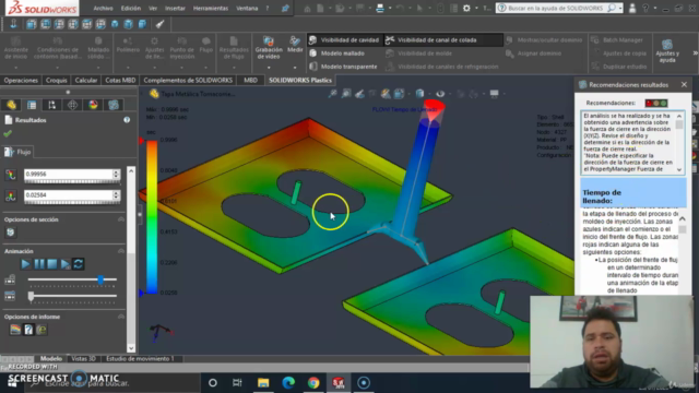 Solidworks Simulations Plastics – Screenshot 2