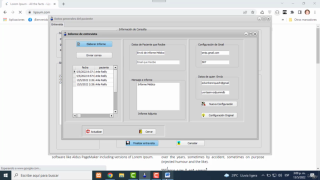 Crear una aplicación para escritorio para gestión médica – Screenshot 4