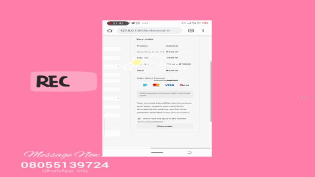 Design E-commerce Website with Mobile Phone from scratch. – Screenshot 2