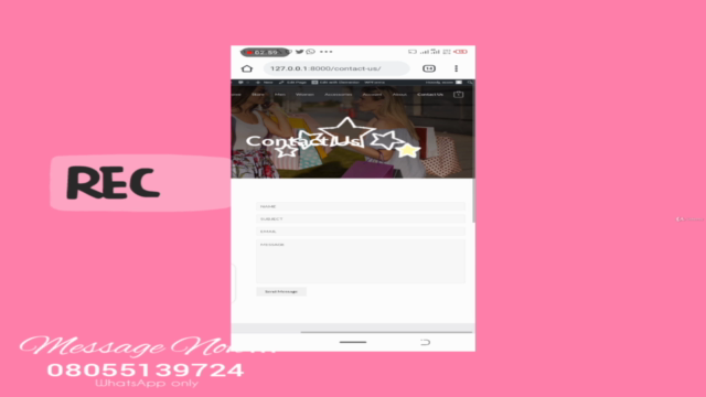 Design E-commerce Website with Mobile Phone from scratch. – Screenshot 4